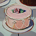 Detail of Cakes by Wayne Thiebaud in the National Gallery, September 2009