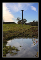 A wet field