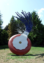 Typewriter Eraser Scale X by Oldenburg and Van Bruggen in the National Gallery Sculpture Garden, September 2009