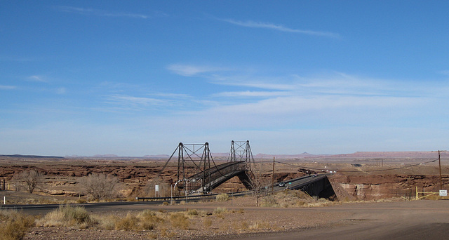 Cameron, AZ Suspension Bridge (1672)