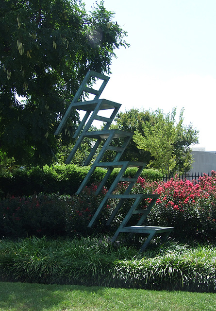 Chair Transformation Number 20B by Samaras in the National Gallery Sculpture Garden, September 2009