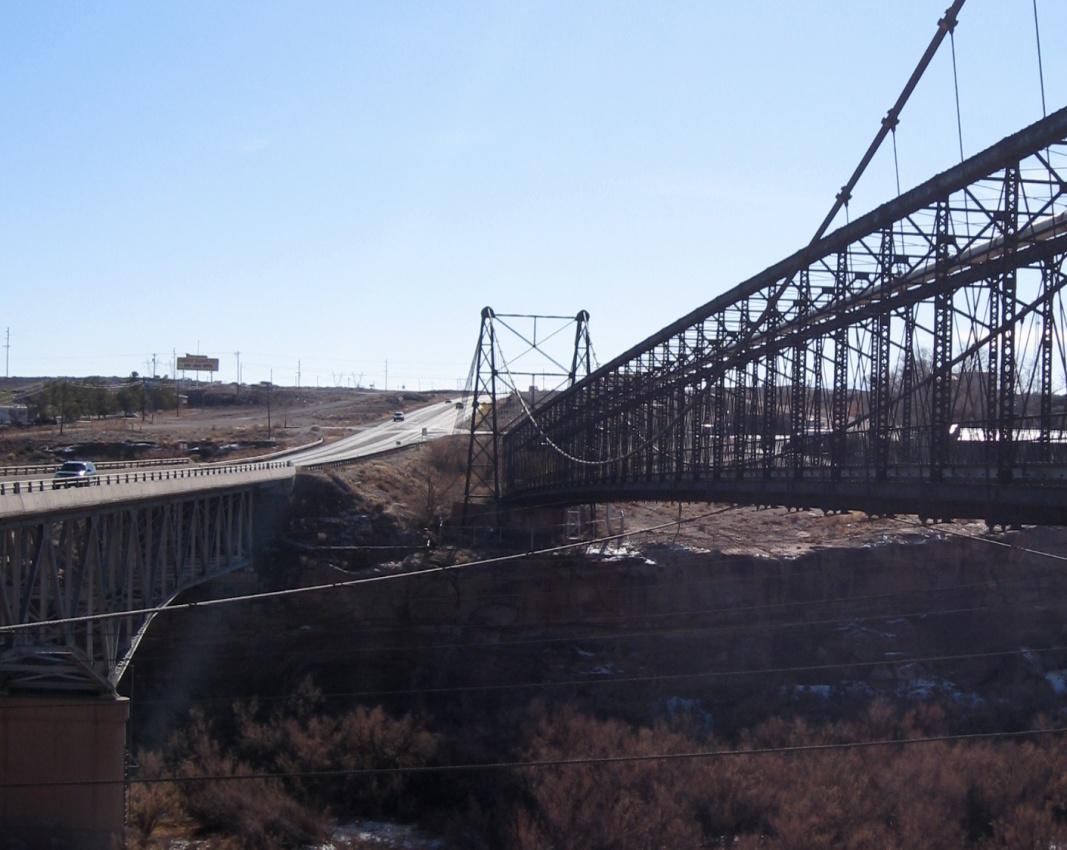 Cameron, AZ Suspension Bridge 1663a