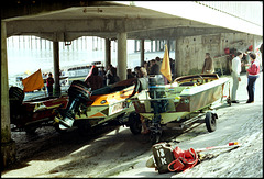 under the car park