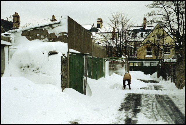 digging out the garage