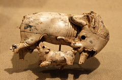 Ivory Plaque Fragment with a Cow and Suckling Calf in the Metropolitan Museum of Art, February 2008
