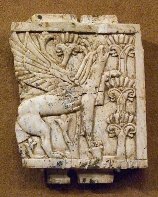 Ivory Plaque with a Griffin Eating a Palmette in the Metropolitan Museum of Art, August 2008