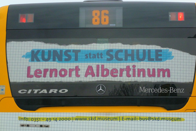 Kunst statt Schule - Lernort Albertinum