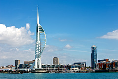 Gunwharf Quays Portsmouth and Spinnaker Tower