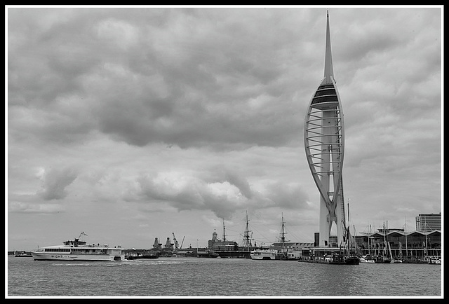 Gunwharf Quays Portsmouth and Spinnaker Tower
