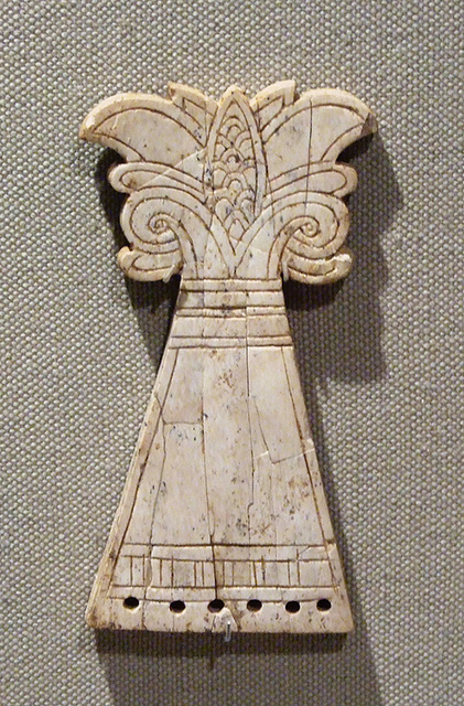 Ivory Plaque in the Form of a Palmette in the Metropolitan Museum of Art, July 2010