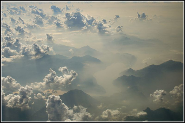 above the Alps