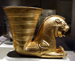 Vessel Terminating in the Forepart of a Fantastic Leonine Creature in the Metropolitan Museum of Art, February 2008