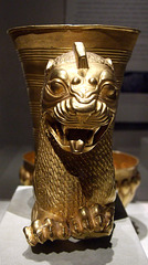 Vessel Terminating in the Forepart of a Fantastic Leonine Creature in the Metropolitan Museum of Art, February 2008