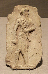 Molded Plaque with a King or a God Carrying a Mace in the Metropolitan Museum of Art, August 2008