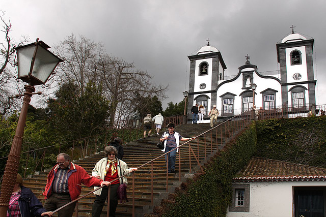 Monte church steps