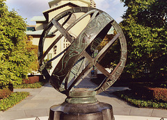 Armillary Sphere in the Brooklyn Botanical Garden, Nov. 2006