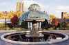 The Palm House & Fountain at the Brooklyn Botanical Garden, Nov. 2006