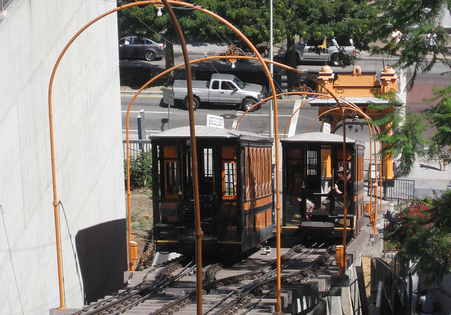 Downtown LA: Angels Flight funicular 3356a