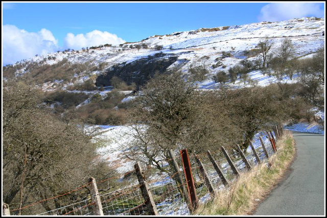 road to Pontsticill reservoir