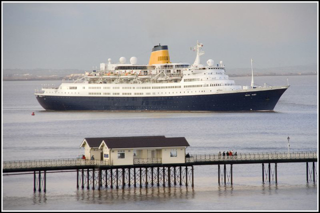 Passing the pier