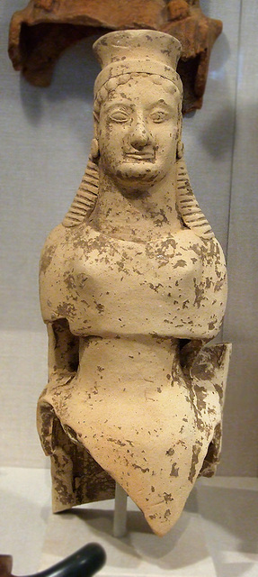 Archaic Terracotta Figurine of a Woman in the Metropolitan Museum of Art, July 2007