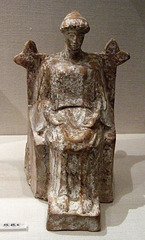 Terracotta Statuette of an Enthroned Woman in the Metropolitan Museum of Art, February 2008