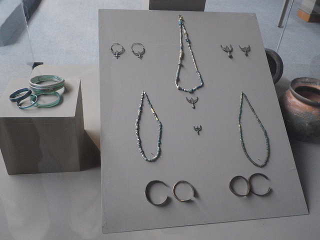 Musée de Kladovo : bijoux trouvés à Diana.