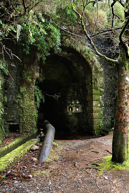 A levada through the mountain