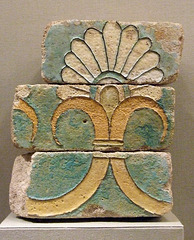 Bricks with a Palmette Motif in the Metropolitan Museum of Art, February 2008