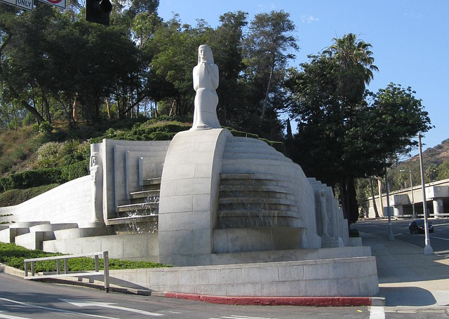 Hollywood Bowl WPA Fountain 2906a