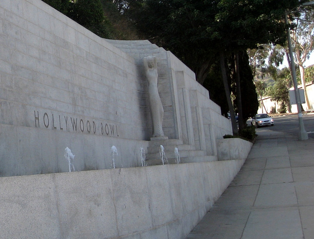 Hollywood Bowl WPA Fountain 2907a