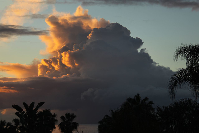 Sunrise clouds