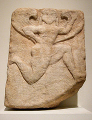 Fragment of the Marble Stele of Kalliades  in the Metropolitan Museum of Art, February 2008