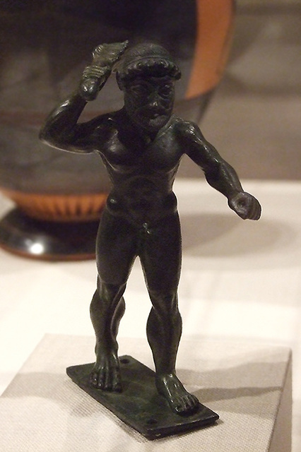 Bronze Statuette of Herakles in the Metropolitan Museum of Art, Sept. 2007