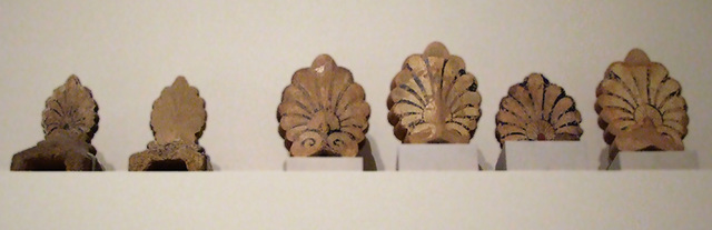Greek Terracotta Antefixes in the Metropolitan Museum of Art, February 2008