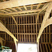 54. Park Farm, Henham, Suffolk. Building A Room 1. Interior. roof from door 1 eastern elevation