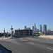 LA River: 4th Street Bridge and Downtown
