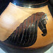 Detail of the Terracotta Amphora with a Horse in the Metropolitan Museum of Art, Oct. 2007