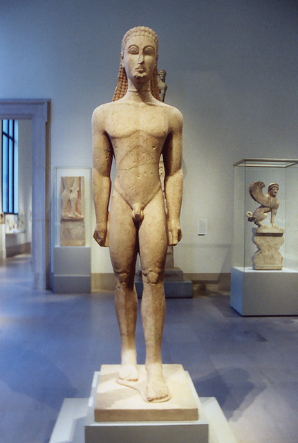 The New York Kouros in the Metropolitan Museum of Art, Feb. 2007