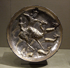 Plate with Hunting Scene from the Story of Bahram Gur and Azadeh in the Metropolitan Museum of Art, February 2008