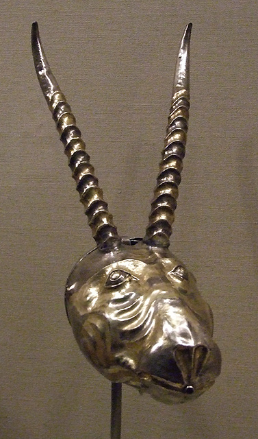 Rhyton in the Form of a Saiga Antelope Head in the Metropolitan Museum of Art, August 2008