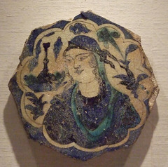 Octagonal Tile with a Bust of a Woman in the Metropolitan Museum of Art, May 2011