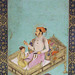 Detail of Shah Jahan and Prince Dara in the Metropolitan Museum of Art, February 2009