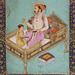 Detail of Shah Jahan and Prince Dara in the Metropolitan Museum of Art, February 2009