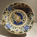 Dish with the Bust of a Woman and Floral Decoration in the Metropolitan Museum of Art, May 2011