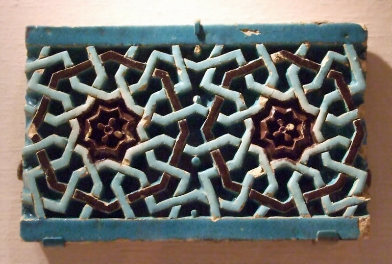 Tile Decorated with an Interlace Pattern in the Metropolitan Museum of Art, May 2011