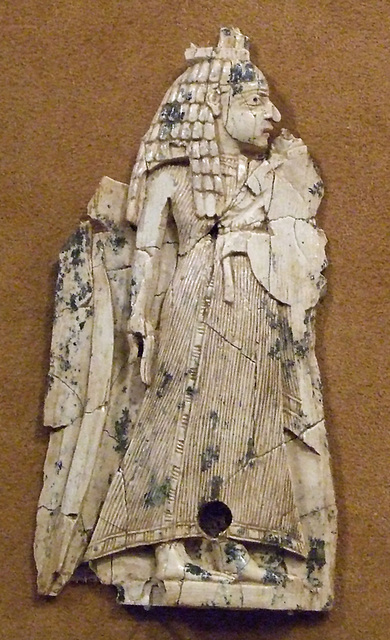 Plaque with a Standing Figure Dressed in Egyptian Style in the Metropolitan Museum of Art, May 2011