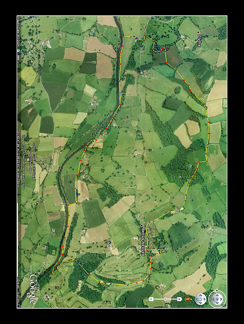 Walk Map (An Usk Valley Walk)