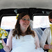 Bride in a Taxi