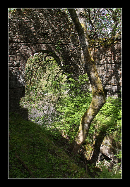 Inside the engine house